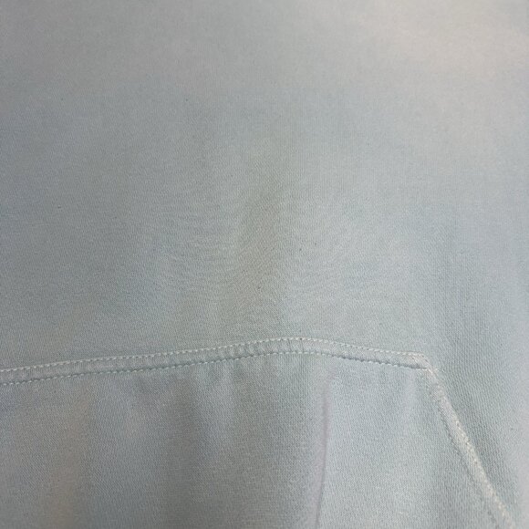 Mooji Mooji Hoodie Sweatshirt Mens Medium 24x24.5 Blue Oversized USA - Picture 6 of 14